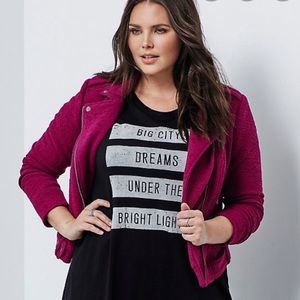 Torrid insider collection Moto Jacket